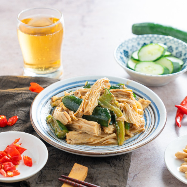 涼拌腐竹小黃瓜-辣味